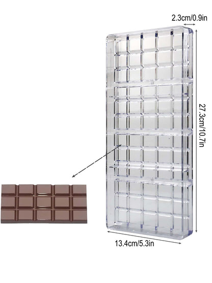 قالب شوكولاتة بلاستيكي للاستخدام المنزلي