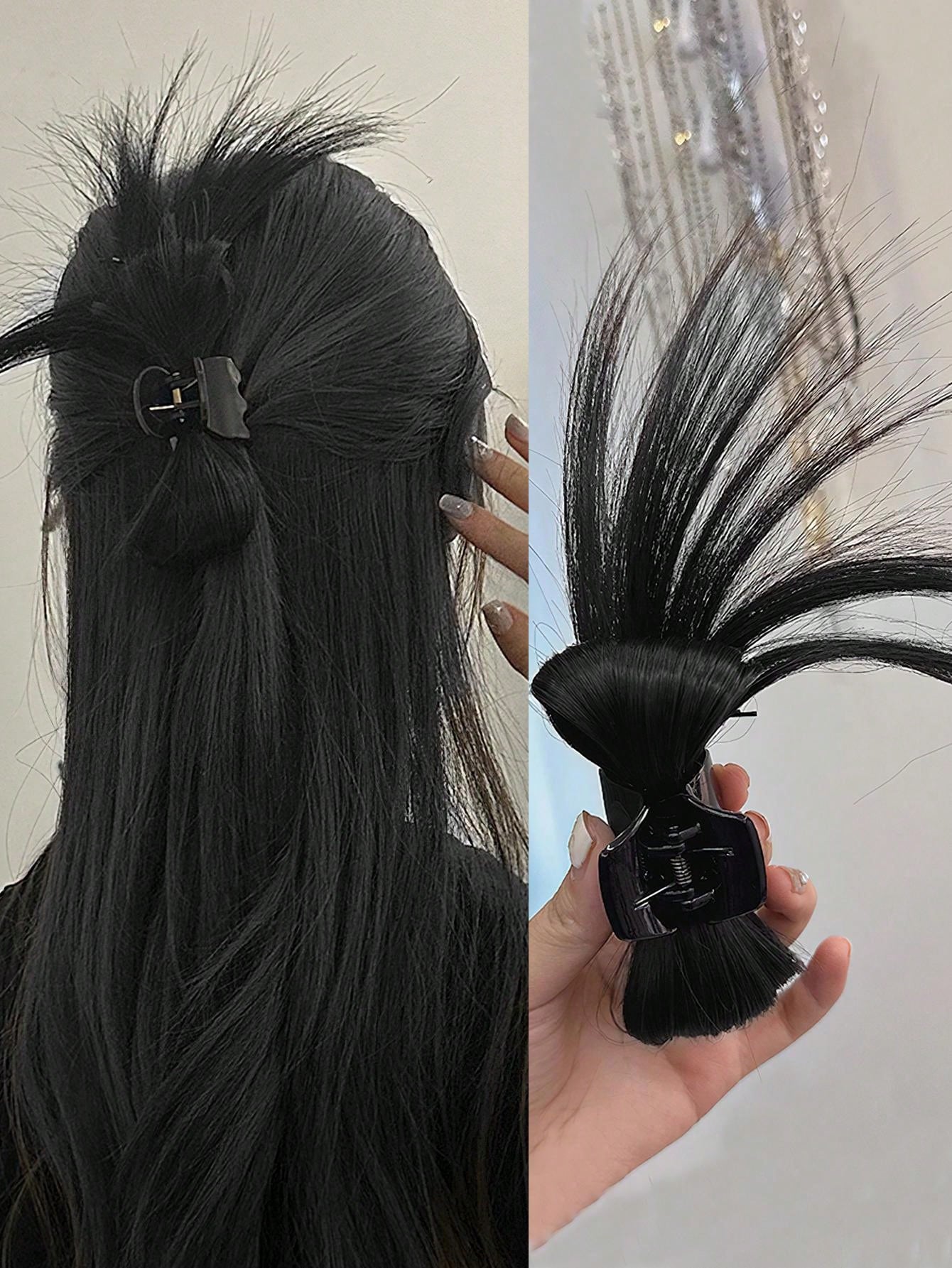 مشبك العقدة فوضوية لتمديد الشعر للنساء مشبك العقدة للإكسسوارات الشعرية