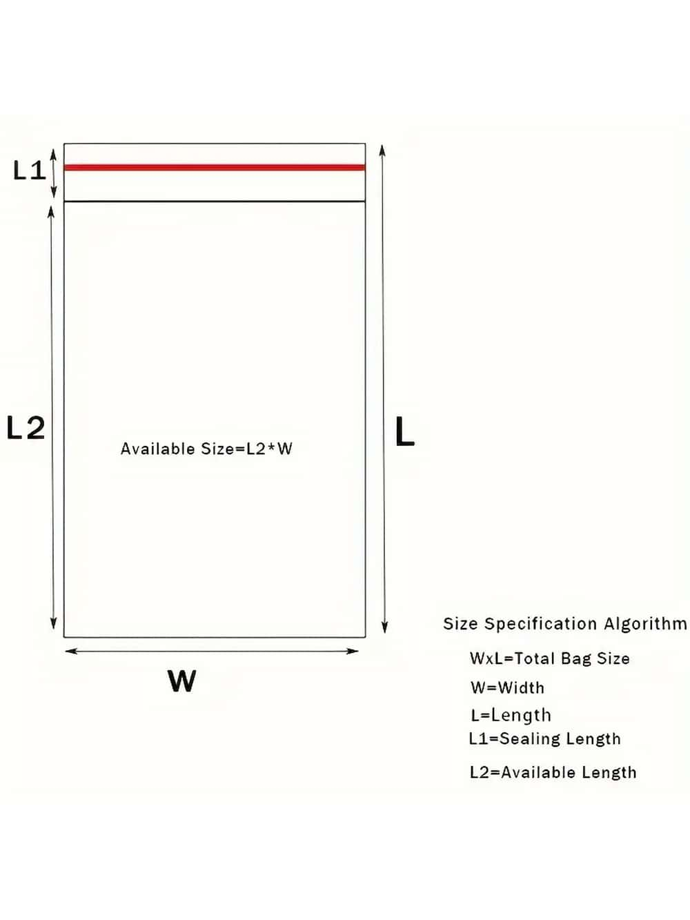أكياس بلاستيكية شفافة