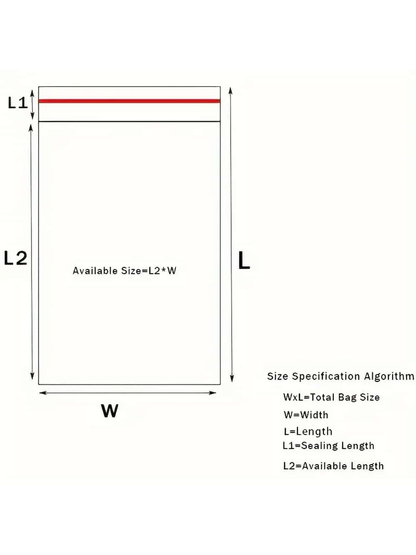 أكياس بلاستيكية شفافة