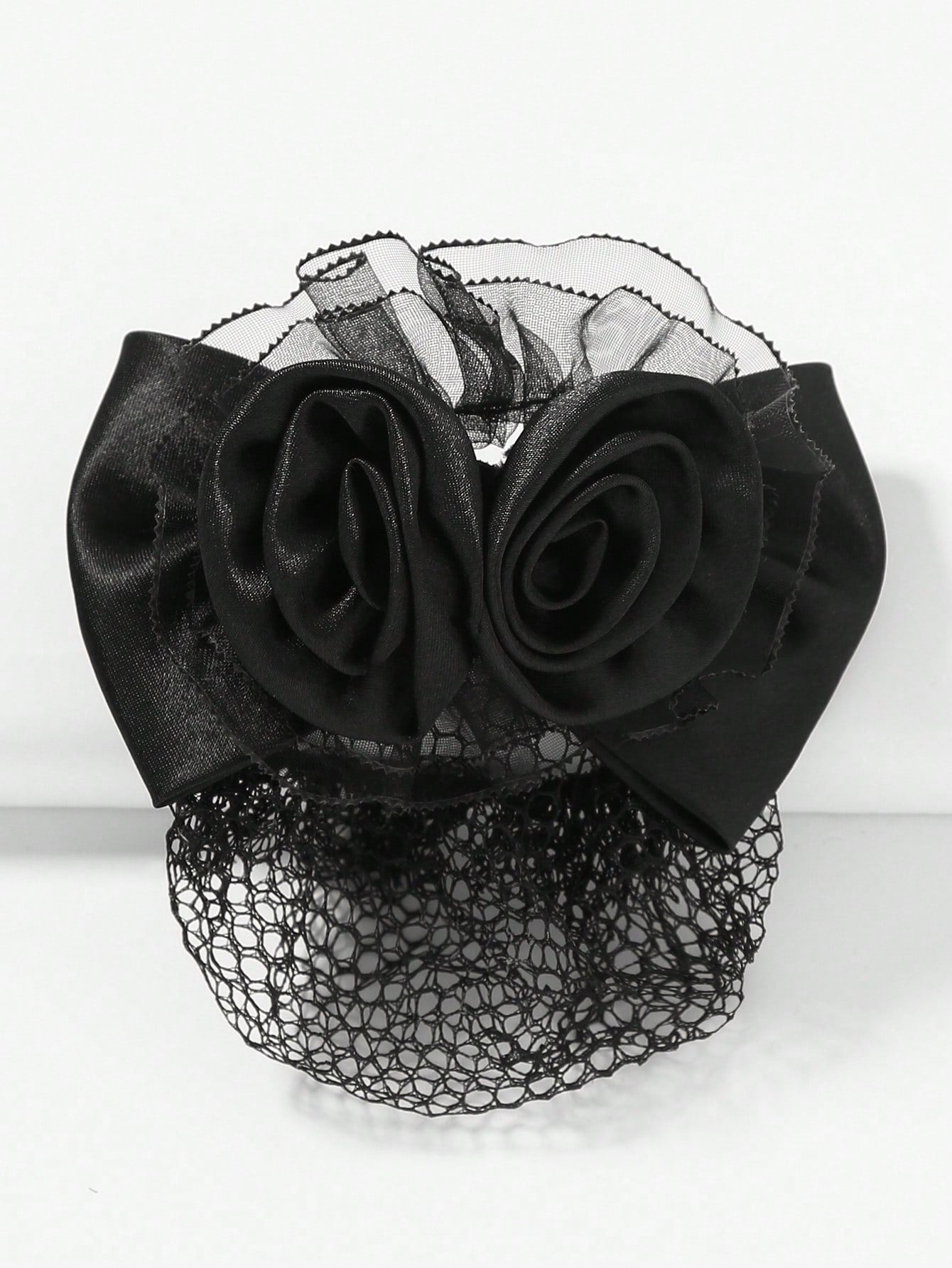 شبكة شريط أزهار بتصميم عقدة للشعر قطعة واحدة