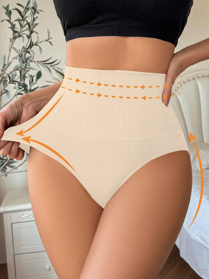 ملابس داخلية نسائية مثيرة بخصر عال وثلاثية الأشكال دون خياطة للتشكيل