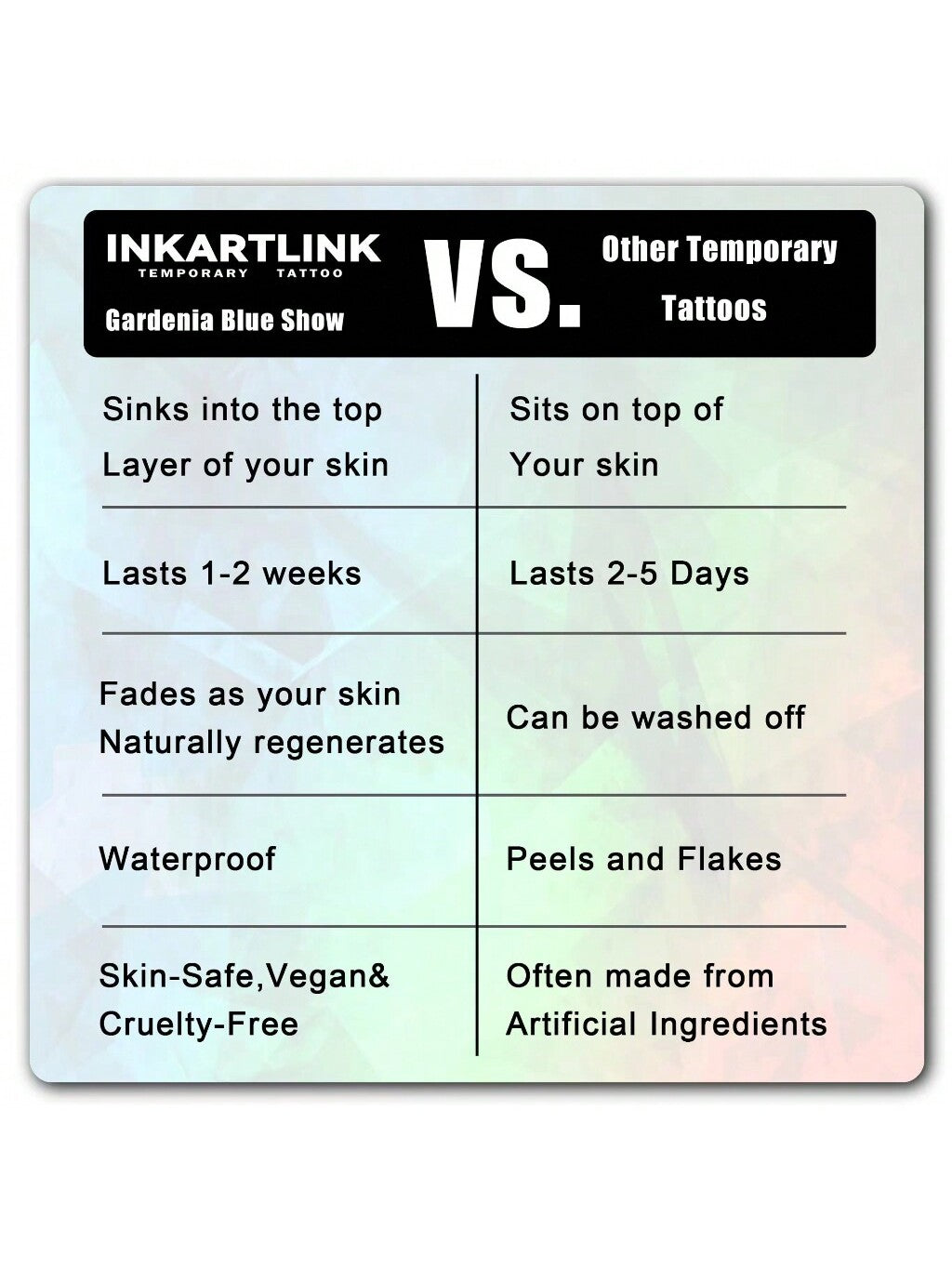 وشم مؤقت بتقنية ثورية ، وشم شبه دائم