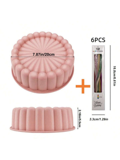 اصنع الكعك اللذيذ باستخدام قالب الكعك المصنوع من السيليكون غير اللاصق متعدد الاستخدامات - مثالي لحفلات الزفاف وأعياد الميلاد والمزيد!
