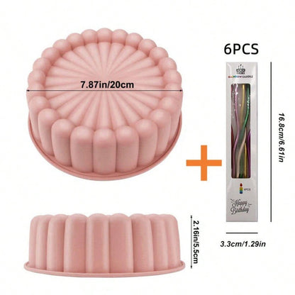 اصنع الكعك اللذيذ باستخدام قالب الكعك المصنوع من السيليكون غير اللاصق متعدد الاستخدامات - مثالي لحفلات الزفاف وأعياد الميلاد والمزيد!