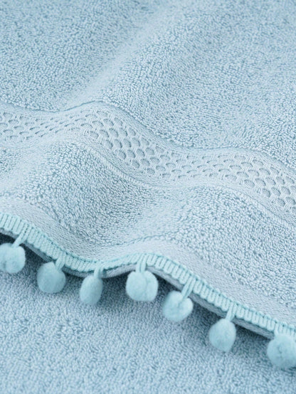 منشفة ذات حافة من الساتان بلون متماسك قطعة واحدة/منشفة حمام، منشفة وجه/منشفة حمام ماصة ناعمة، مناسبة للحمام وحمام السباحة والشاطئ، أحجام مختلفة تباع بشكل منفصل