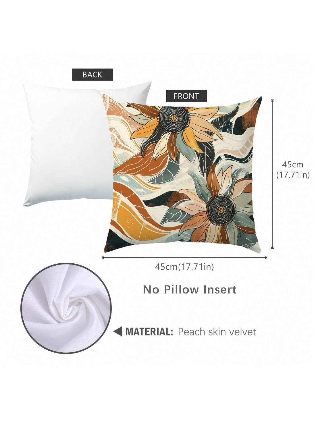 قطعة واحدة من غطاء وسادة