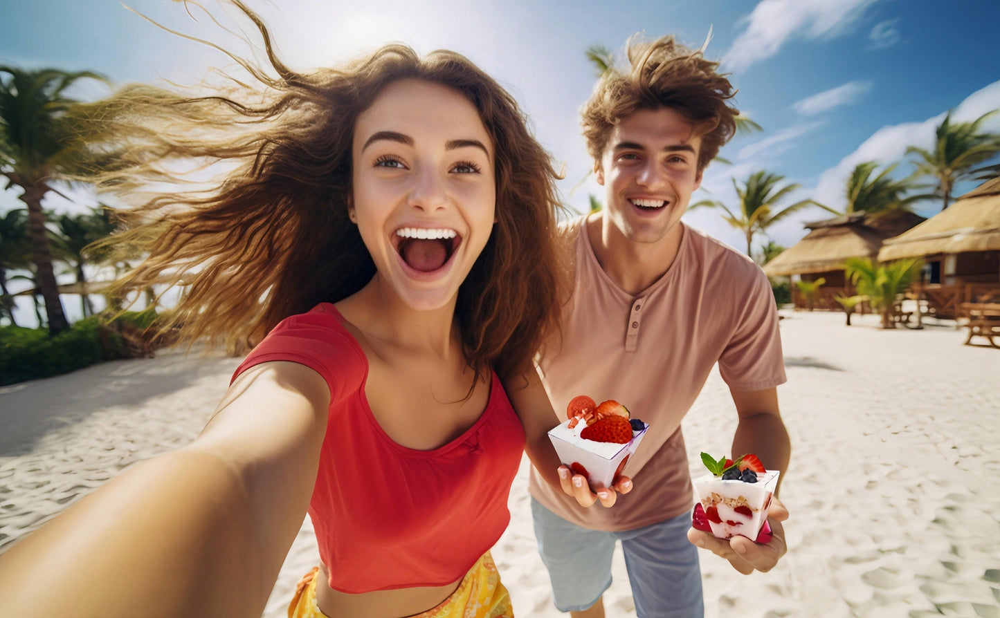 كؤوس حلوى صغير