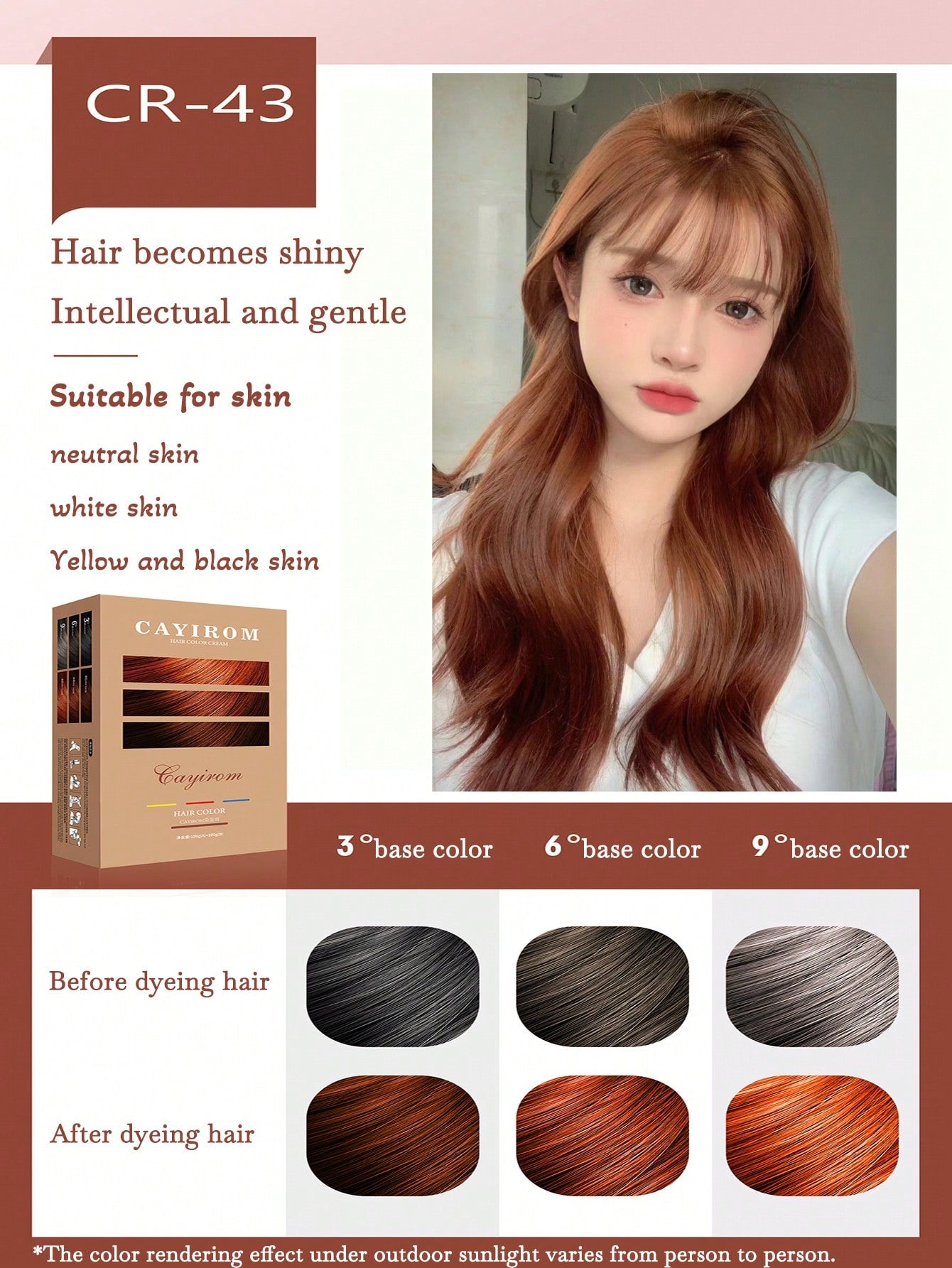 صبغة شمعية للشعر خالية من المبيض، تبييض وتغطية الشعر الأبيض