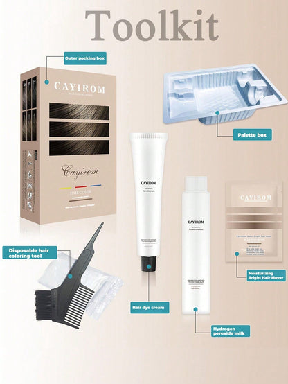 صبغة شمعية للشعر خالية من المبيض، تبييض وتغطية الشعر الأبيض