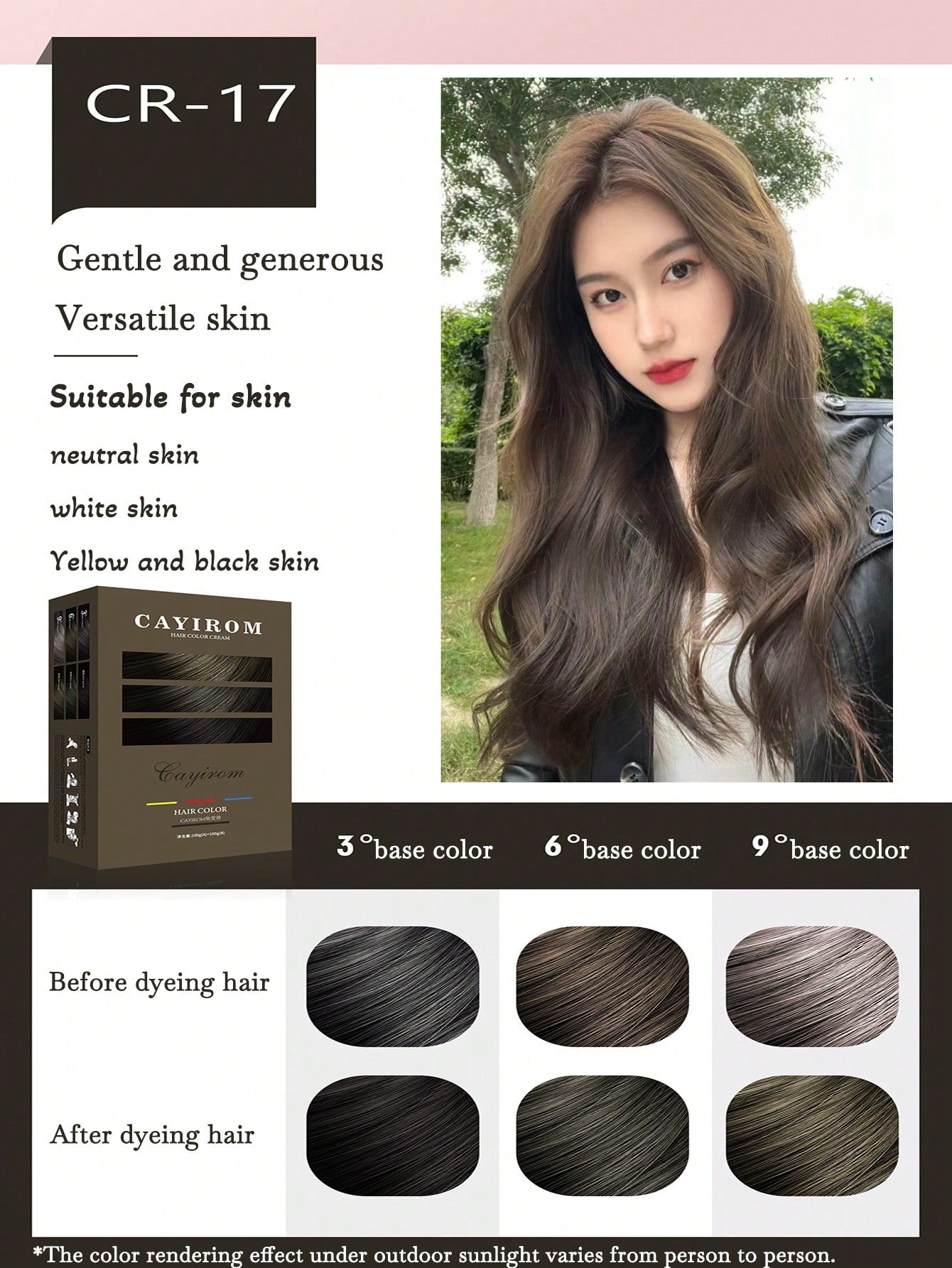 صبغة شمعية للشعر خالية من المبيض، تبييض وتغطية الشعر الأبيض