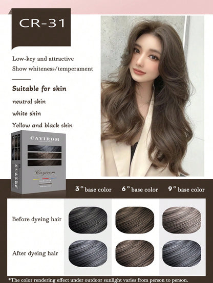 صبغة شمعية للشعر خالية من المبيض، تبييض وتغطية الشعر الأبيض