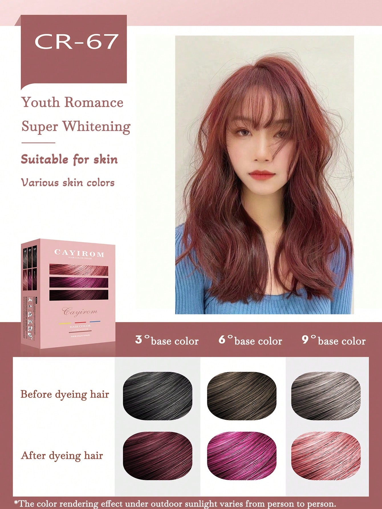 صبغة شمعية للشعر خالية من المبيض، تبييض وتغطية الشعر الأبيض