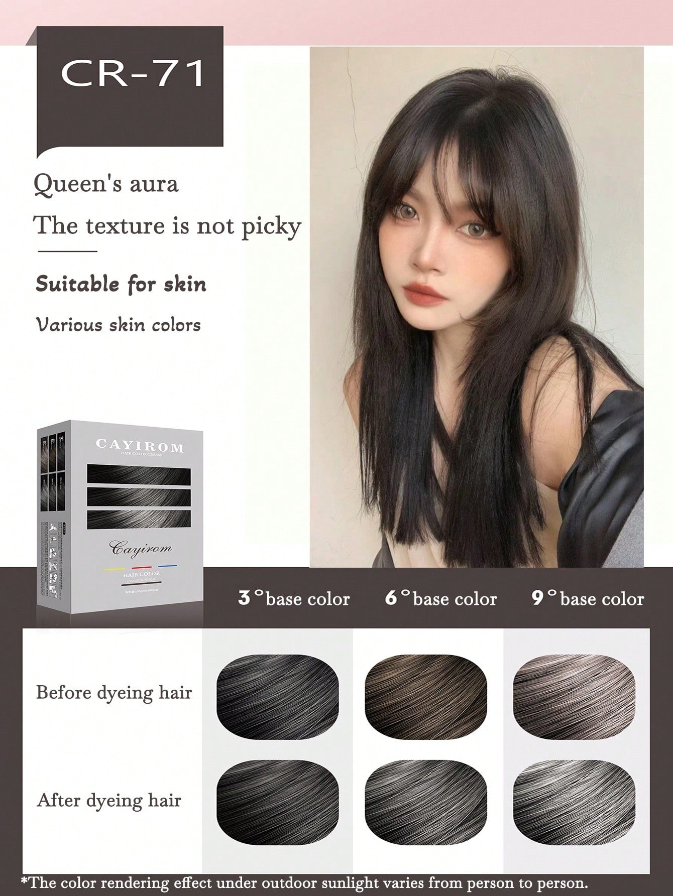 صبغة شمعية للشعر خالية من المبيض، تبييض وتغطية الشعر الأبيض