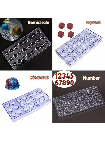 قوالب الشوكولاتة من 28 نمطًا بأشكال القلوب والمربعات، أدوات الخبز المناسبة لصنع الشوكولاتة الطبيعية والحلويات المنزلية، الأدوات المطبخية