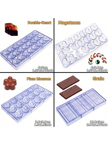 قوالب الشوكولاتة من 28 نمطًا بأشكال القلوب والمربعات، أدوات الخبز المناسبة لصنع الشوكولاتة الطبيعية والحلويات المنزلية، الأدوات المطبخية