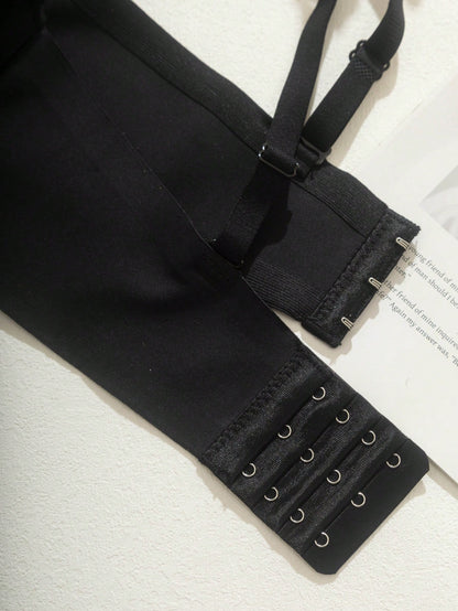 حمالة صدر بتأثير رفع قوي باللون الأحادي للنساء