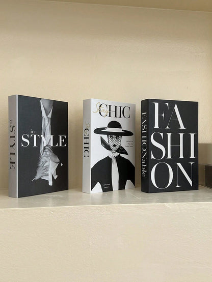 زينة كتاب قابل للطي محاكى