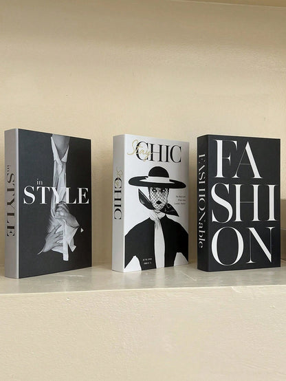 زينة كتاب قابل للطي محاكى