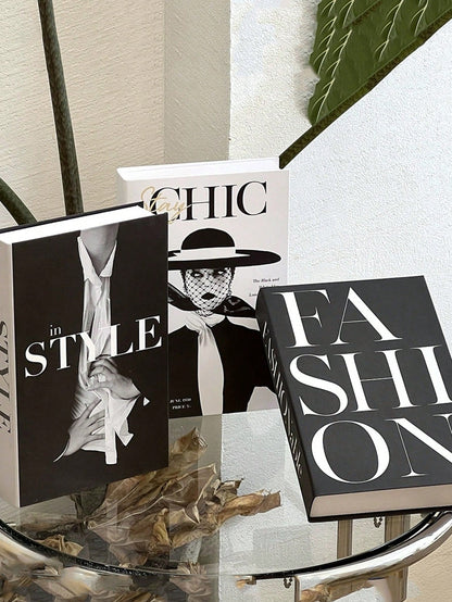 زينة كتاب قابل للطي محاكى