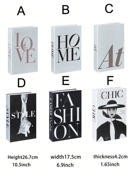 زينة كتاب قابل للطي محاكى