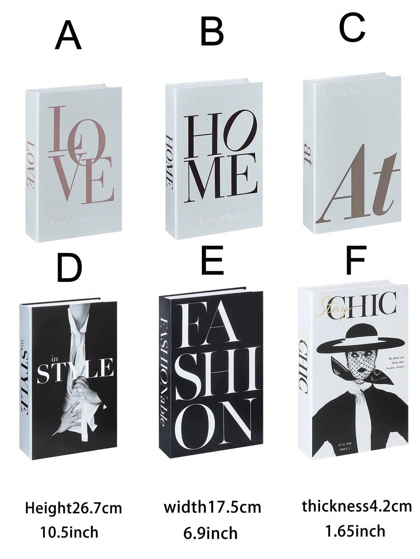 زينة كتاب قابل للطي محاكى