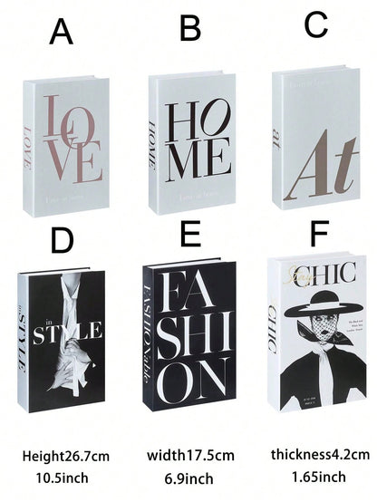 زينة كتاب قابل للطي محاكى