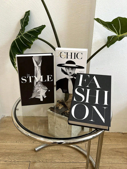 زينة كتاب قابل للطي محاكى