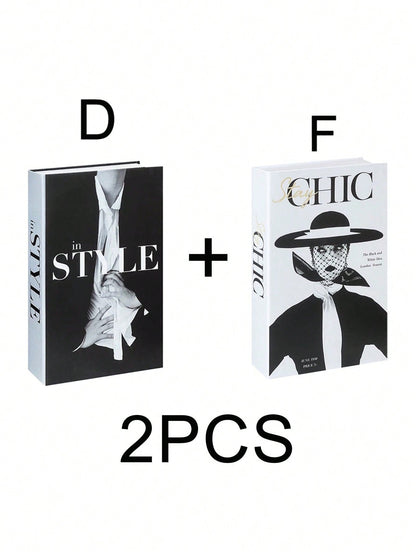 زينة كتاب قابل للطي محاكى