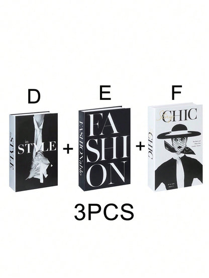 زينة كتاب قابل للطي محاكى