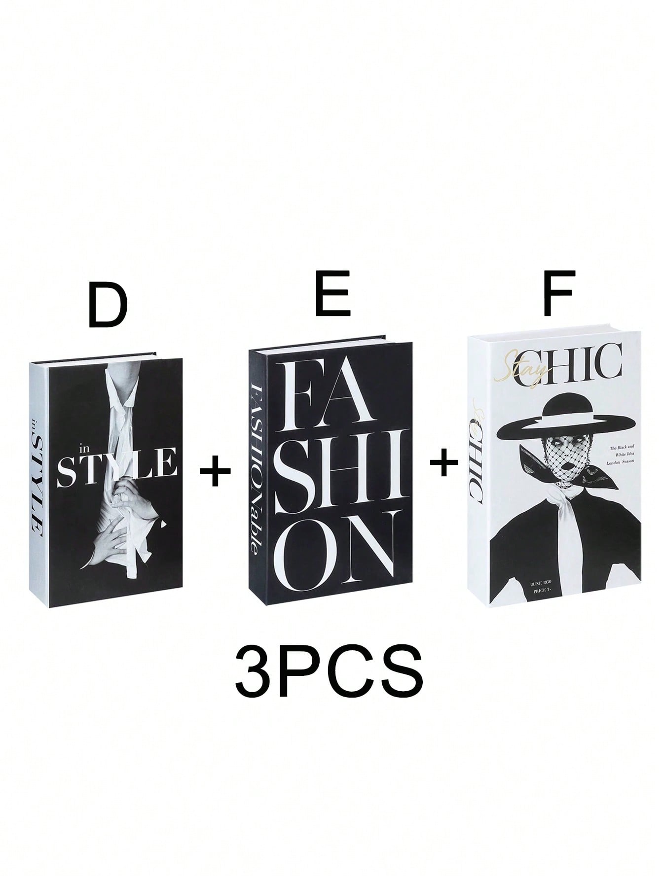 زينة كتاب قابل للطي محاكى