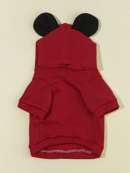 هودي بتصميم ذو ثنيات لطيفة للحيوانات