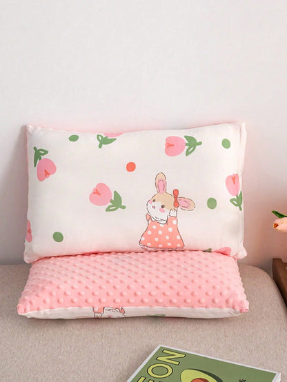 وسادة أطفال قطعة واحدة، طقم كيس وسادة بنمط كرتوني