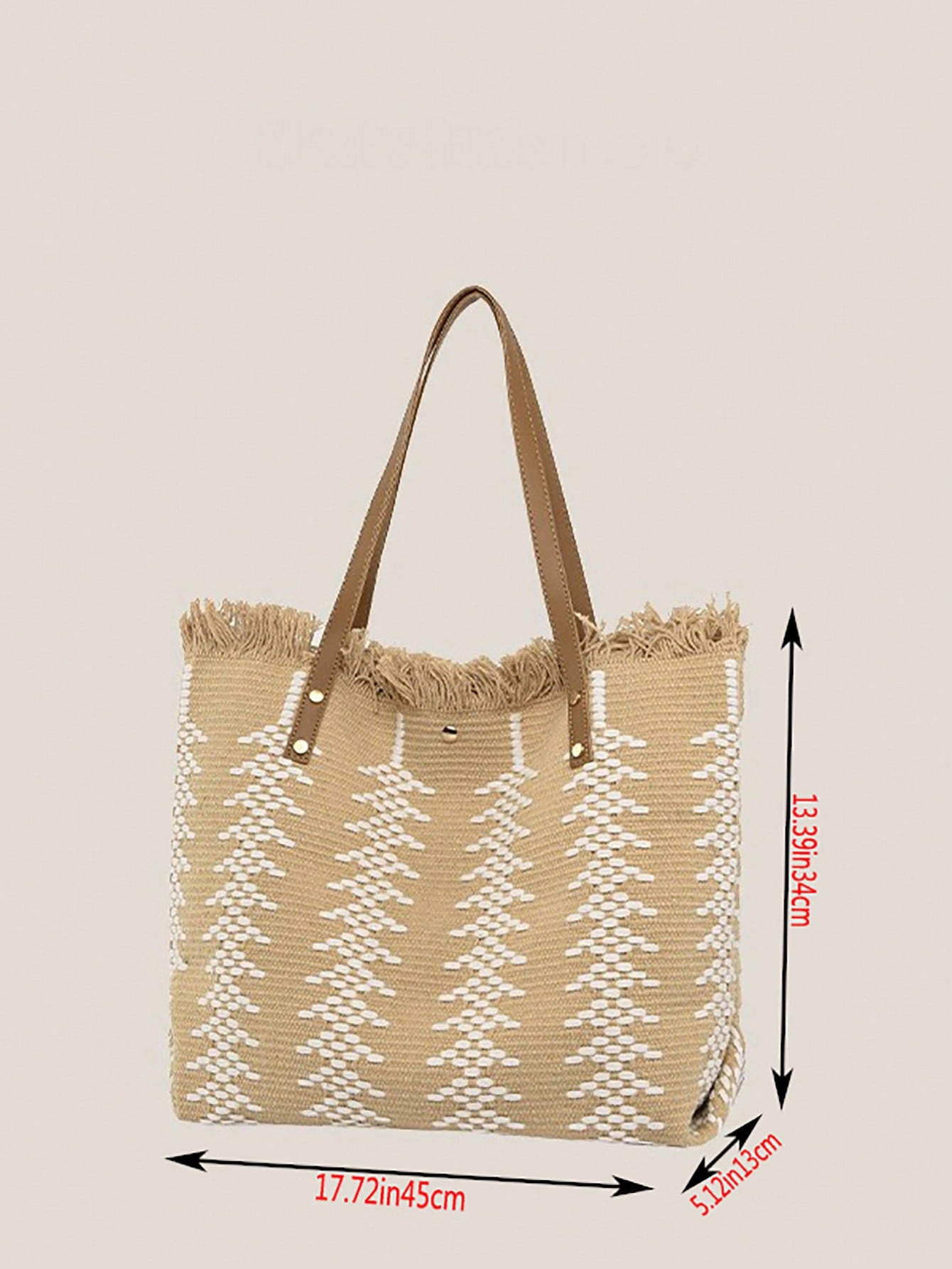 حقيبة قماش عصرية ذات سعة كبيرة مع طباعة حروف، تصميم بسيط للتنقل والتسوق وحقيبة الكتف والحمل