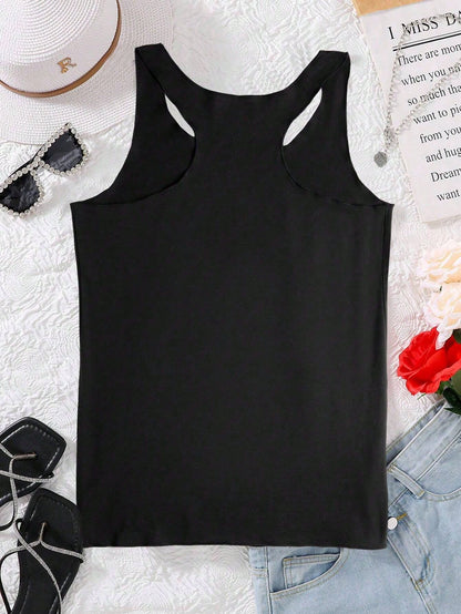 ملابس علوية كاجوال للنساء بطباعة يوم الاستقلال، مناسبة للصيف