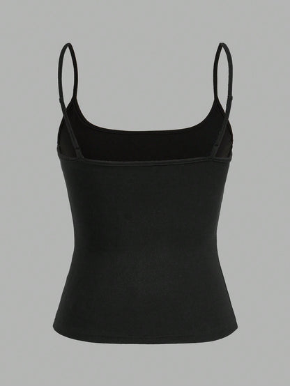 قطع حمالات غير رسمية مخططة باللونين الأسود والأبيض للنساء ،