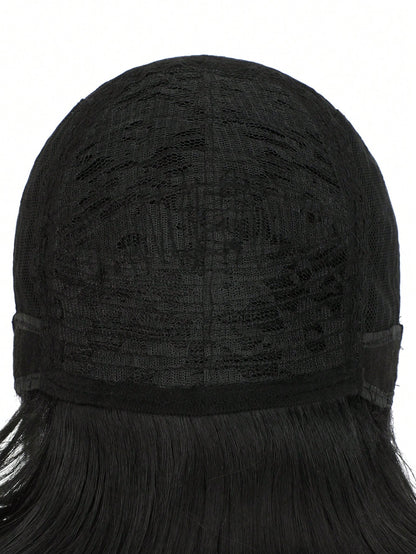 شعر مستعار اصطناعي متعدد الاستخدامات للتنكر بأشكال الأنمي، تصميم شعر أسود قصير بتجعيدات للأعلى، شعر مستعار كامل للتنكر في المهرجانات والأعياد والاحتفالات