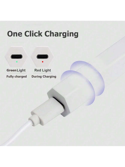 مصباح أظافر LED محمول بشاشة عرض واحدة مع شاحن USB لجفاف طلاء الأظافر بالجل، مناسب لفن الأظافر للأنماط المنزلية مصباح الأظافر