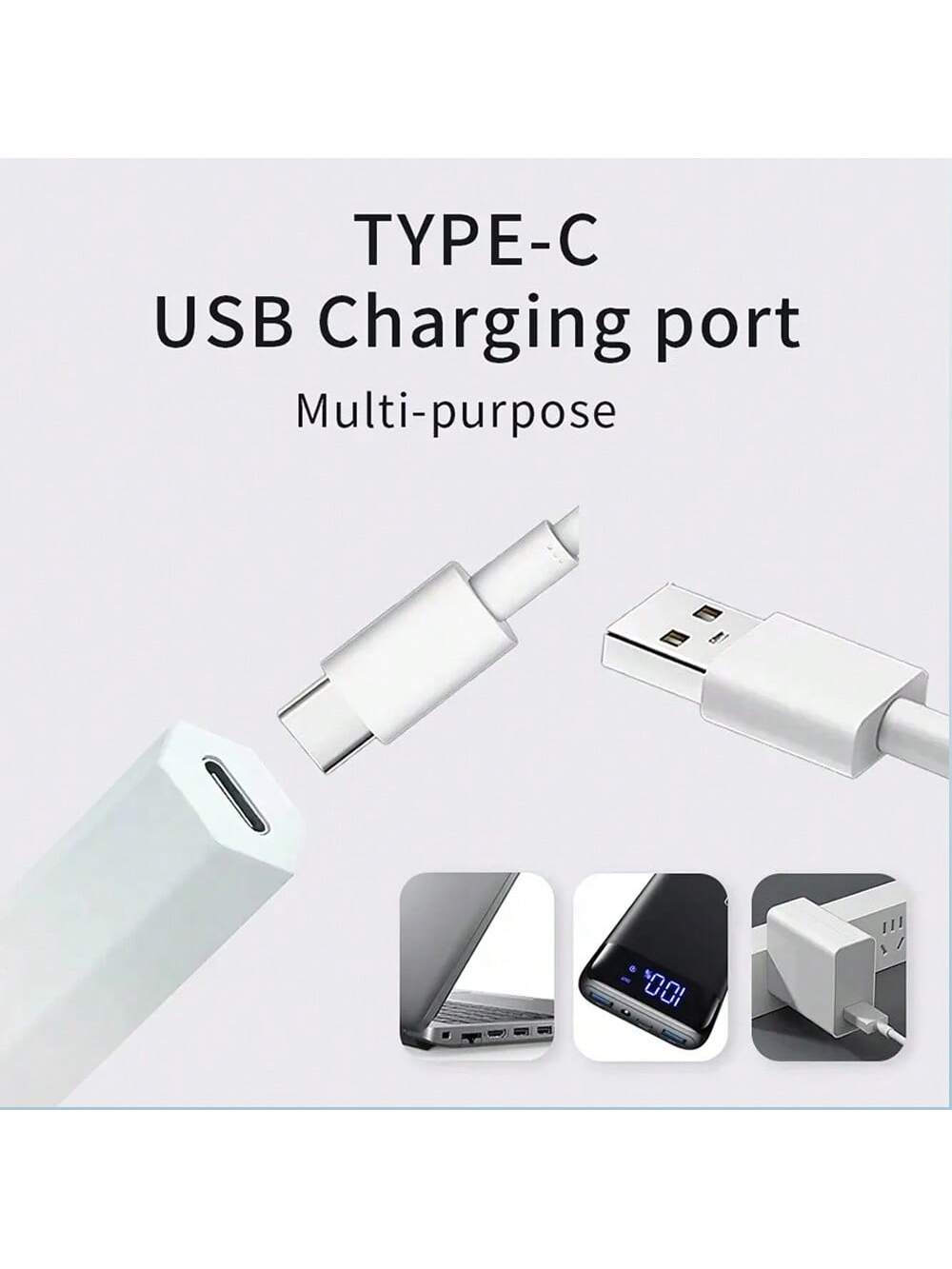 مصباح أظافر LED محمول بشاشة عرض واحدة مع شاحن USB لجفاف طلاء الأظافر بالجل، مناسب لفن الأظافر للأنماط المنزلية مصباح الأظافر