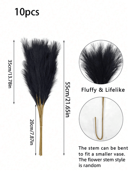 حزمة من الاصطناعي، ديكور بوهيمي محاكي لفرشاة البامباس