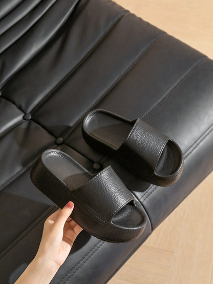 شبشب صيفي نسائي بنعل سميك، مناسب للاستخدام في الهواء الطلق وداخل المنزل والمكتب والمسكن