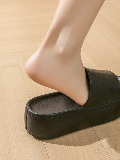 شبشب صيفي نسائي بنعل سميك، مناسب للاستخدام في الهواء الطلق وداخل المنزل والمكتب والمسكن