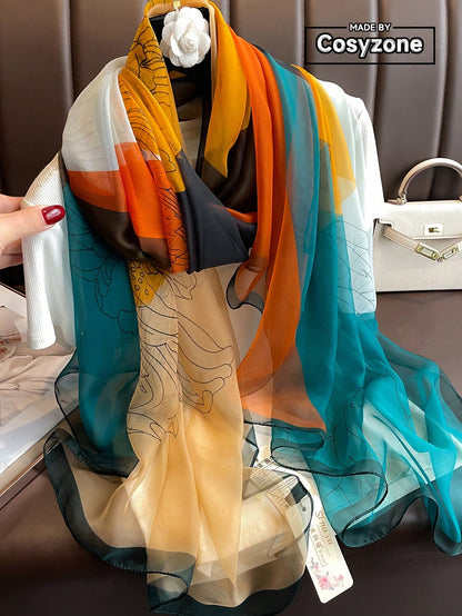 قطعة واحدة وشاح من الشيفون