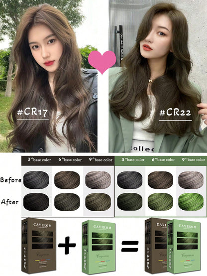 صبغة شمعية للشعر خالية من المبيض، تبييض وتغطية الشعر الأبيض