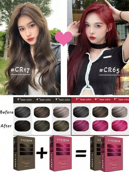 صبغة شمعية للشعر خالية من المبيض، تبييض وتغطية الشعر الأبيض