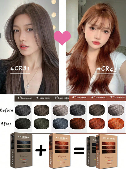 صبغة شمعية للشعر خالية من المبيض، تبييض وتغطية الشعر الأبيض