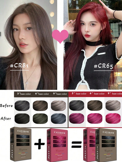 صبغة شمعية للشعر خالية من المبيض، تبييض وتغطية الشعر الأبيض