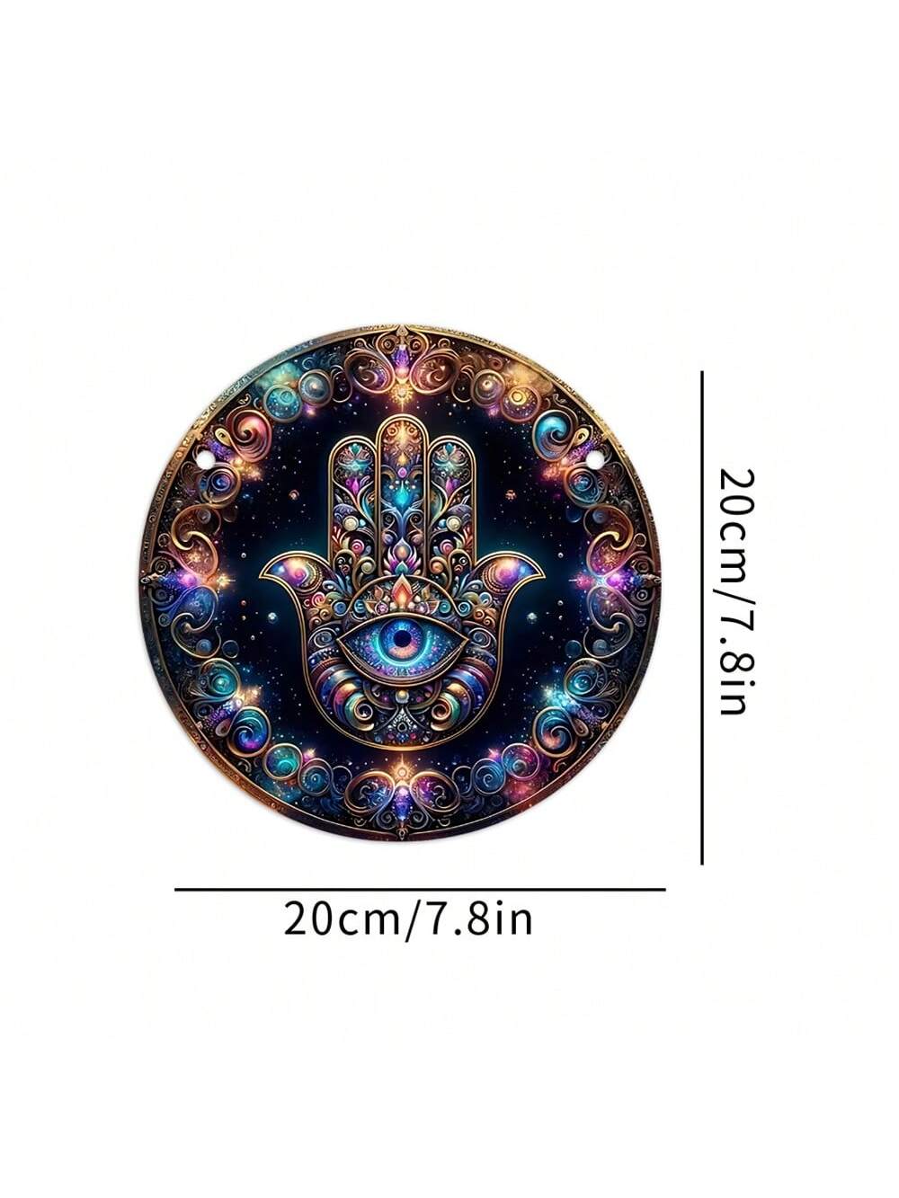 قطعة واحدة 2D مسطحة اللون من الأكريليك على الحائط، مظلة للشمس، زينة للتعليق على النوافذ، لافتة مستديرة، الشرفة، الجدار، ديكور الغرفة للهالوين، المخيف، الخريف، المهرجانات، العطلات