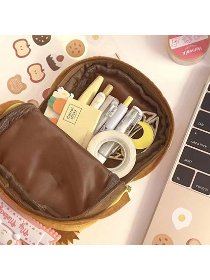 1 حافظة أقلام بشكل هامبورغر جميلة