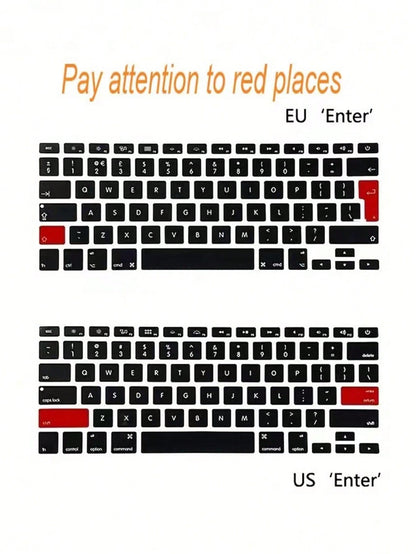 ملصق متوافق مع ماك بوك آير متوافق مع وحة مفاتيح بجرافيك ورقة واحدة